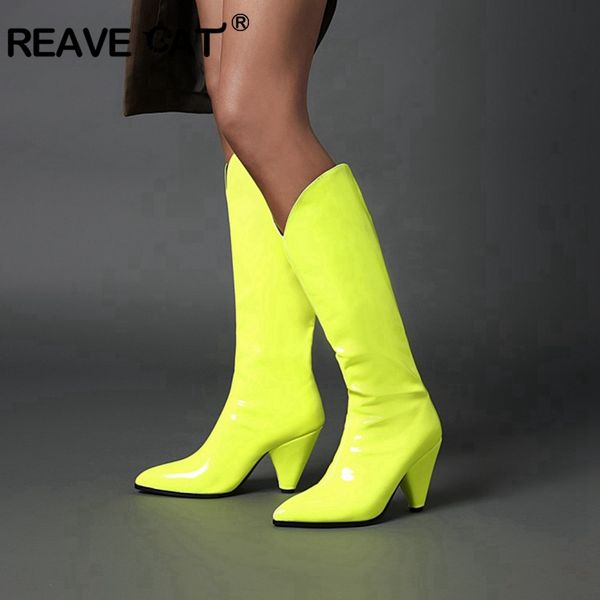 reavecat winter knee высоких сапог остроконечного носок коренастого pu скольжение на твердом размере громоздких большого 34-48 черные оранже, Black
reavecat winter knee высоких сапог остроконечного носок коренастого pu скольжение на твердом размере громоздких большого 34-48 черные оранже, Black