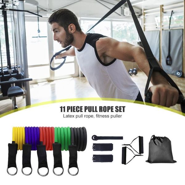 11pcs/set 100lbs tpe pull rope exercise resistance bands home gym body building fitness equipment yoga training workout1
11pcs/set 100lbs tpe pull rope exercise resistance bands home gym body building fitness equipment yoga training workout1