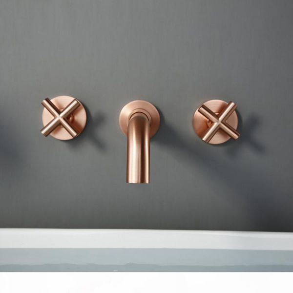 современные матовый розовое золото латунь двойной крест ручка ванны настенный 3 отверстие воды ванной главная раковина кран горячей холодной
современные матовый розовое золото латунь двойной крест ручка ванны настенный 3 отверстие воды ванной главная раковина кран горячей холодной
