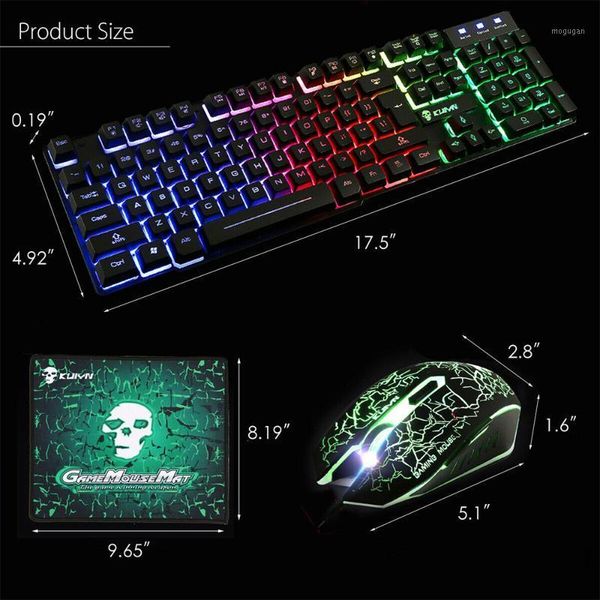 gaming keyboard and mouse wired keyboard colorful backlight game kit for usb interface computer for pc lap
gaming keyboard and mouse wired keyboard colorful backlight game kit for usb interface computer for pc lap