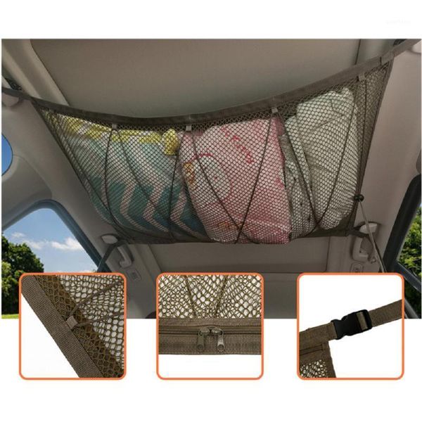 portable car ceiling storage net pocket roof interior cargo net bag car trunk storage pouch sundries organizer1
portable car ceiling storage net pocket roof interior cargo net bag car trunk storage pouch sundries organizer1