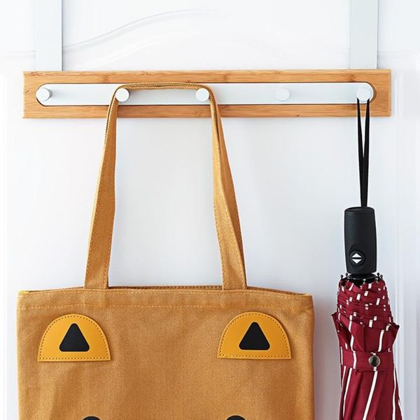 hooks & rails bamboo door hanger decoration holder convenient storage punch non slip home space saving multifunction1
hooks & rails bamboo door hanger decoration holder convenient storage punch non slip home space saving multifunction1