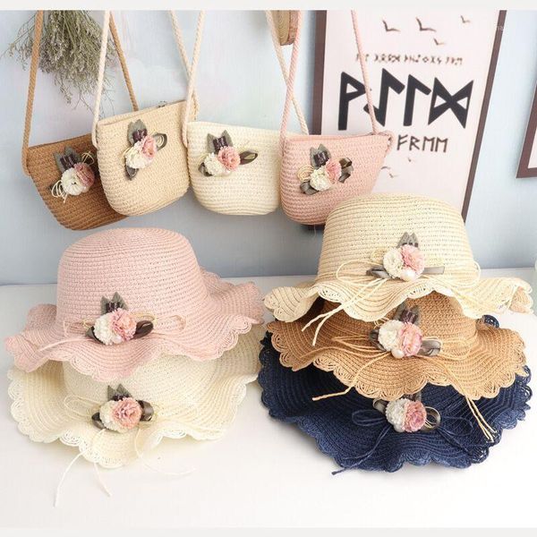 caps & hats children girl fashion straw hat cute sweet flowers breathable sunscreen beach sun with shoulder bag set girls 2-7 year1, Yellow
caps & hats children girl fashion straw hat cute sweet flowers breathable sunscreen beach sun with shoulder bag set girls 2-7 year1, Yellow