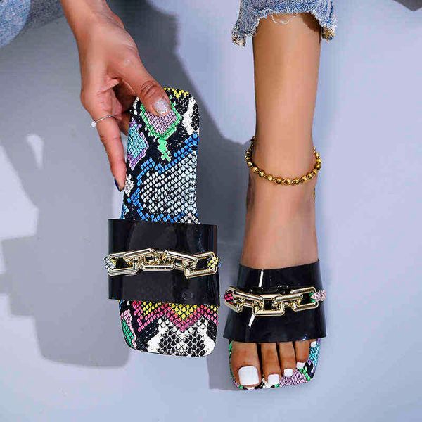 slippers women new summer sandals female transparent chain decoration outdoor ladies flat casual beach soft open toe slides 220304, Black
slippers women new summer sandals female transparent chain decoration outdoor ladies flat casual beach soft open toe slides 220304, Black