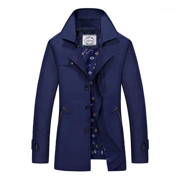 2020 spring and autumn men's mid-length windbreaker jacket large size single-breasted lapel business casual trench coat overcoat1, Tan;black
2020 spring and autumn men's mid-length windbreaker jacket large size single-breasted lapel business casual trench coat overcoat1, Tan;black