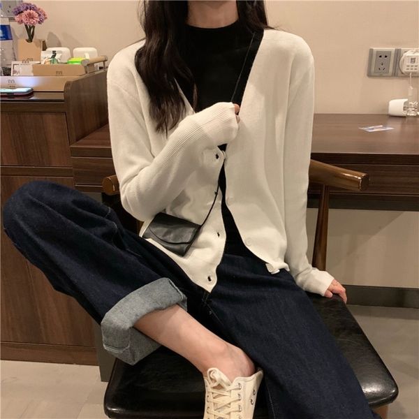 ulh7t autumn женщины чистая красный v-образный вырез с коротким top кардиган куртка короткой свободная и рубашкой студент футболка с небольш, White
ulh7t autumn женщины чистая красный v-образный вырез с коротким top кардиган куртка короткой свободная и рубашкой студент футболка с небольш, White