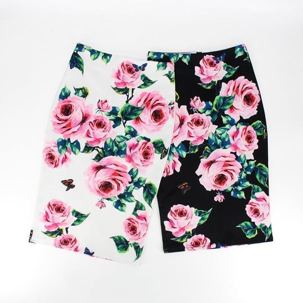 2019 spring summer pencil skirt women high waist floral print midi skirt vintage elegant bodycon office lady style, Black
2019 spring summer pencil skirt women high waist floral print midi skirt vintage elegant bodycon office lady style, Black
