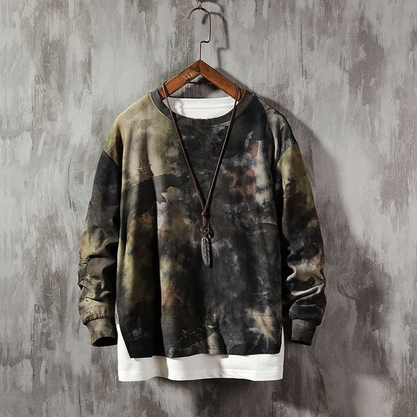 crewneck sweatshirt camo patchwork hip hop japanese streetwear harajuku hoodie men sweatshirts male hoodies, Black
crewneck sweatshirt camo patchwork hip hop japanese streetwear harajuku hoodie men sweatshirts male hoodies, Black