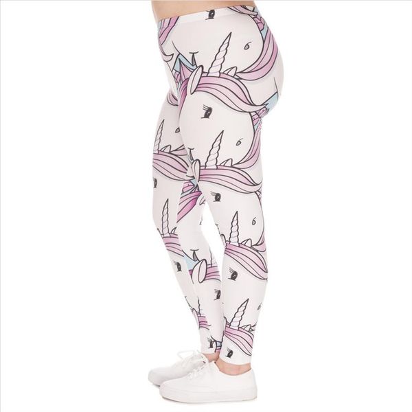 large size leggings white unicorns printed high waist leggins plus size trousers stretch pants for plump women, Black
large size leggings white unicorns printed high waist leggins plus size trousers stretch pants for plump women, Black