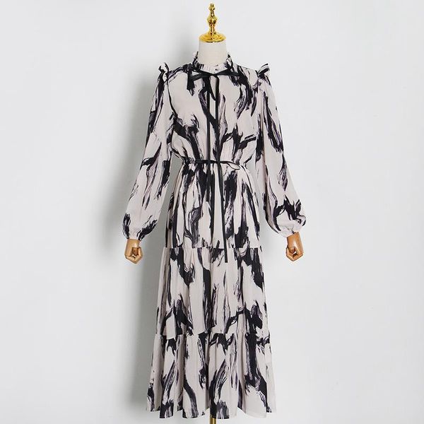 casual dresses msxu 2021 autumn women's elegant round neck ink printing and dyeing hem layer layered ruffled long dress women, Black;gray
casual dresses msxu 2021 autumn women's elegant round neck ink printing and dyeing hem layer layered ruffled long dress women, Black;gray