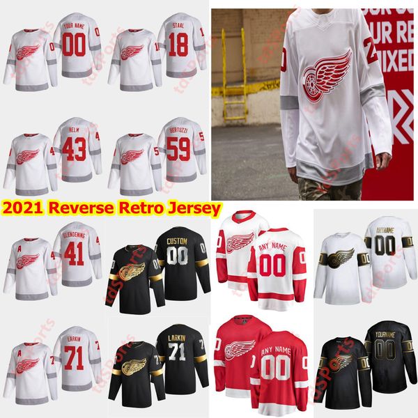 detroit red wings 2021 reverse retro hockey jersey evgeny svechnikov alex biega madison bowey dennis cholowski trevor daley custom stitched, Black;red
detroit red wings 2021 reverse retro hockey jersey evgeny svechnikov alex biega madison bowey dennis cholowski trevor daley custom stitched, Black;red