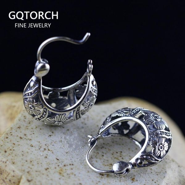 vintage real 925 sterling silver earrings for women basket shaped hollow flower design brincos fine jewelry, Golden;silver
vintage real 925 sterling silver earrings for women basket shaped hollow flower design brincos fine jewelry, Golden;silver