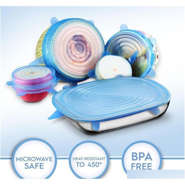 6pcs/set sile stretch suction pot lids reusable fresh keeping wrap universal seal lid pan cover ser jllyjd loveshop01
6pcs/set sile stretch suction pot lids reusable fresh keeping wrap universal seal lid pan cover ser jllyjd loveshop01