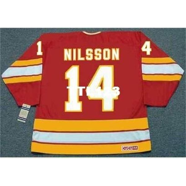421s #14 kent nilsson calgary flames 1982 ccm vintage retro hockey jersey or custom any name or number retro jersey, Black
421s #14 kent nilsson calgary flames 1982 ccm vintage retro hockey jersey or custom any name or number retro jersey, Black