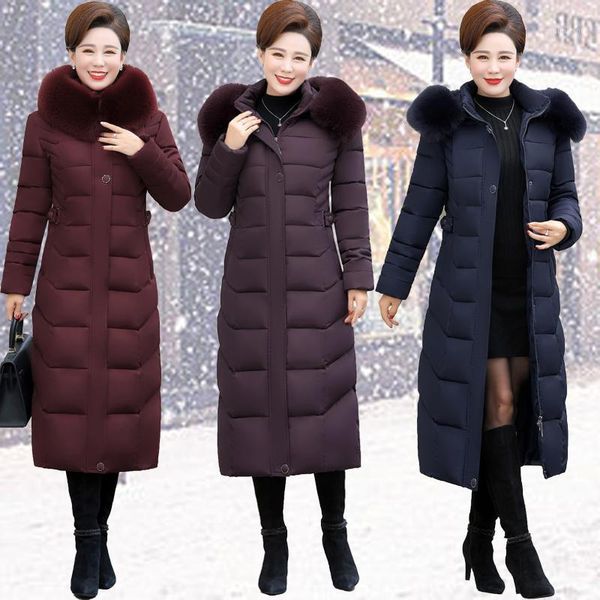 autumn winter down cotton girl slim fit long coat cotton large size fashion hooded fur collar jacket stylish coat1, Black
autumn winter down cotton girl slim fit long coat cotton large size fashion hooded fur collar jacket stylish coat1, Black