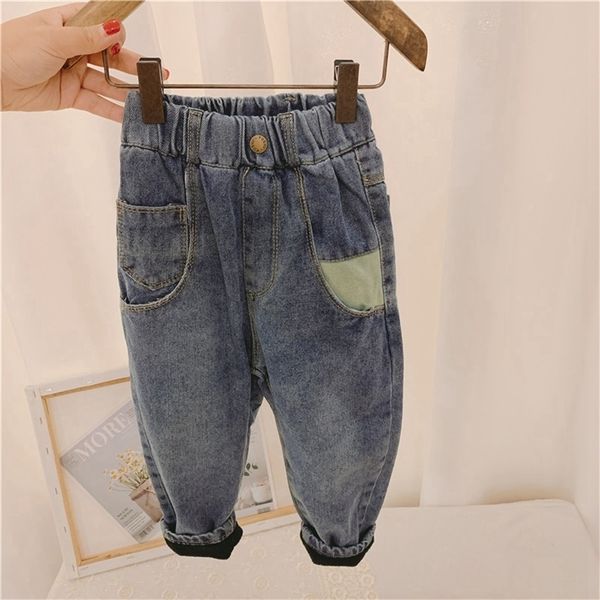 new winter baby girls boys kids thicken velvet jeans pants warm casual trousers children denim jeans full length pant lj201012, Blue
new winter baby girls boys kids thicken velvet jeans pants warm casual trousers children denim jeans full length pant lj201012, Blue