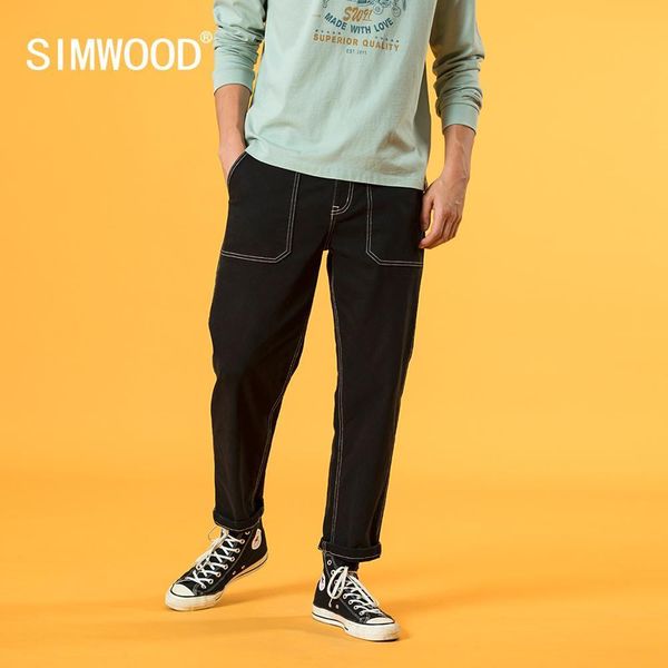 simwood autumn winter new black jeans men loose tapered ankle-length denim trousers enzyme washed plus size jeans sj130243 201111, Blue
simwood autumn winter new black jeans men loose tapered ankle-length denim trousers enzyme washed plus size jeans sj130243 201111, Blue