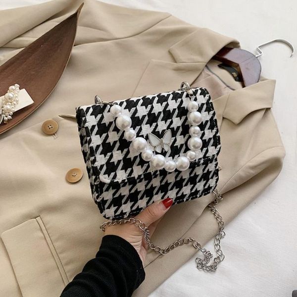 women crossbody bag women's messenger bags new 2021 fashion chain houndstooth shoulder bag small square handbag
women crossbody bag women's messenger bags new 2021 fashion chain houndstooth shoulder bag small square handbag