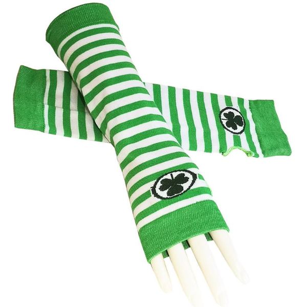 five fingers gloves sagace fashion long women stretchy striped fingerless mitten winter warm soft female festive for party, Blue;gray 
five fingers gloves sagace fashion long women stretchy striped fingerless mitten winter warm soft female festive for party, Blue;gray