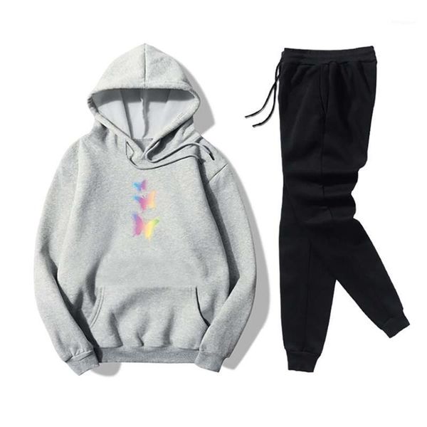 butterfly print sets women running hoodies black long pants tractsuit sets fitness ladies sportswear 2pcs1, Gray
butterfly print sets women running hoodies black long pants tractsuit sets fitness ladies sportswear 2pcs1, Gray