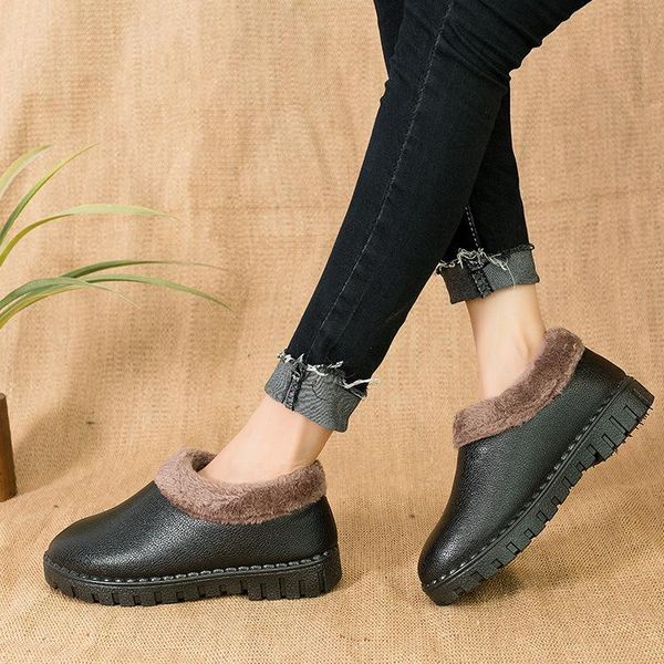 2020 new cotton shoes women's winter warm plus velvet pu waterproof cotton boots fashion hipster snow boots women, Black
2020 new cotton shoes women's winter warm plus velvet pu waterproof cotton boots fashion hipster snow boots women, Black