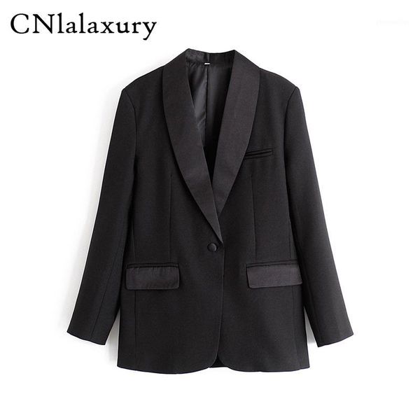 women's suits & blazers casual single boutton women jackets notched collar spring blazer jacket autumn female outerwear elegant ladies, White;black
women's suits & blazers casual single boutton women jackets notched collar spring blazer jacket autumn female outerwear elegant ladies, White;black