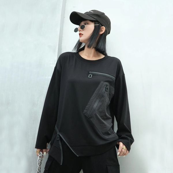 pcmvn trendy thin sweater women's versatile internet celebrity ins solid color stitching sweaterzipper sweatercoat coat korean style lo, Black
pcmvn trendy thin sweater women's versatile internet celebrity ins solid color stitching sweaterzipper sweatercoat coat korean style lo, Black