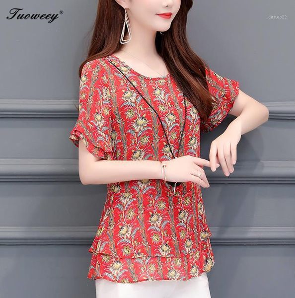 2019 new arrival fashion summer short sleeve slim floral shirt female casual slim color plus size elegant printed blouse 4xl1, White
2019 new arrival fashion summer short sleeve slim floral shirt female casual slim color plus size elegant printed blouse 4xl1, White