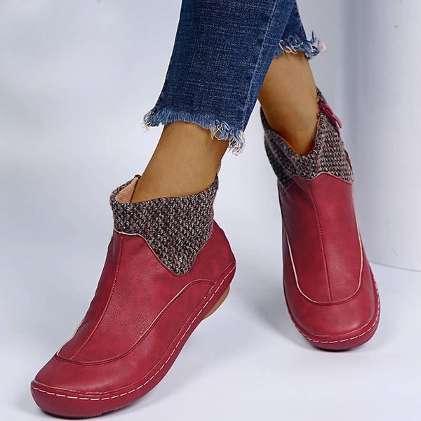 women ankle boots flats shoes woman vintage pu leather warm plus size matin shoe chaussures femme zapatos mujer sapato d2163, Black
women ankle boots flats shoes woman vintage pu leather warm plus size matin shoe chaussures femme zapatos mujer sapato d2163, Black