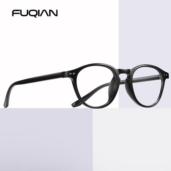 sunglasses fuqian fashion round blue light blocking glasses men women ultra tr90 anti ray computer male uv400, White;black
sunglasses fuqian fashion round blue light blocking glasses men women ultra tr90 anti ray computer male uv400, White;black