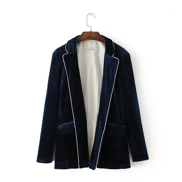 fashion 2017 office womens blazer deep blue long sleeve velvet casual female coat long blazer runway women autumn blazers1, White;black
fashion 2017 office womens blazer deep blue long sleeve velvet casual female coat long blazer runway women autumn blazers1, White;black