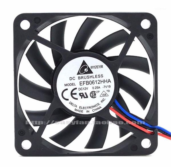 delta efb0612hha 6010 60mm 60x60x10mm computer case fan graphics card cooling fan 12v 0.25a with 3pin 4pin pwm1
delta efb0612hha 6010 60mm 60x60x10mm computer case fan graphics card cooling fan 12v 0.25a with 3pin 4pin pwm1