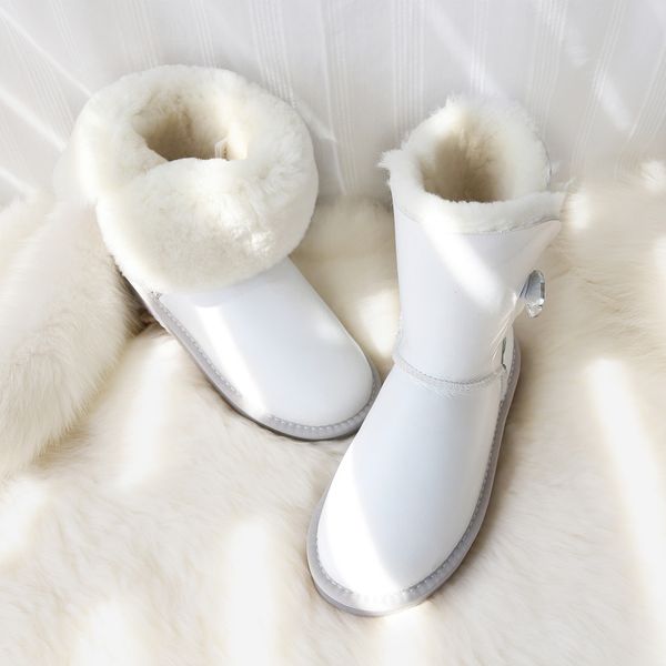 snow boots women genuine sheepskin boots shoes waterproof leather white sheep wool boots fur mid-calf flat female winter shoes y1221, Black
snow boots women genuine sheepskin boots shoes waterproof leather white sheep wool boots fur mid-calf flat female winter shoes y1221, Black