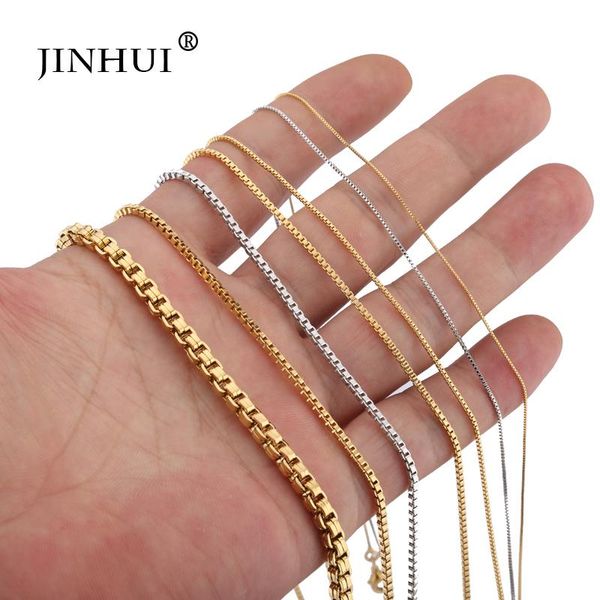 chains jin hui trendy gold silver necklaces square link chain torques width 0.6/0.8/2.0mm length 45cm/60cm fashion variety of options
chains jin hui trendy gold silver necklaces square link chain torques width 0.6/0.8/2.0mm length 45cm/60cm fashion variety of options