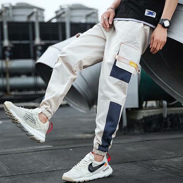 summer men's tight ninth nine pantspants trend binding leggings men's fashion cargo loose korean drawstring ins casual nine point, Blue
summer men's tight ninth nine pantspants trend binding leggings men's fashion cargo loose korean drawstring ins casual nine point, Blue