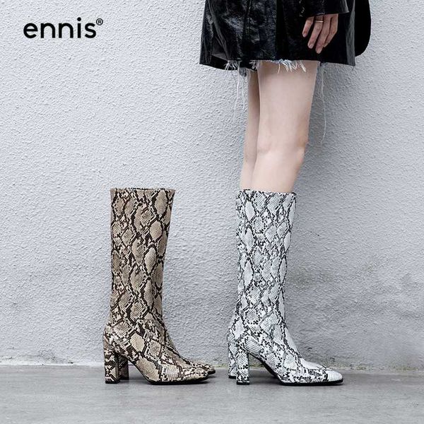 ennis european snake boots women high heel gladiator boots pointed toe leather knee high autumn winter shoes designer l936, Black
ennis european snake boots women high heel gladiator boots pointed toe leather knee high autumn winter shoes designer l936, Black