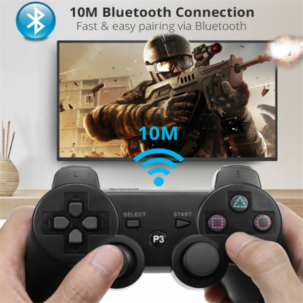 gamepad wireless joystick for ps3 controller wireless console for 3 game pad joypad games accessories
gamepad wireless joystick for ps3 controller wireless console for 3 game pad joypad games accessories