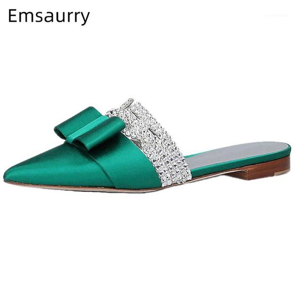slippers jeweled rhinestone flat women pointed toe satin butterfly-knot slim outwear mules chic 2021 shoes woman1, Black
slippers jeweled rhinestone flat women pointed toe satin butterfly-knot slim outwear mules chic 2021 shoes woman1, Black