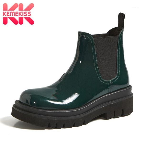 boots kemekiss woman ankle patent real leather thick bottom winter autumn shoes fashion short size 34-431, Black
boots kemekiss woman ankle patent real leather thick bottom winter autumn shoes fashion short size 34-431, Black