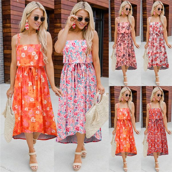 spaghetti strap floral dresses womens summer backless holiday dress fashion causal women beach bohemian dresses with sash, Black;gray
spaghetti strap floral dresses womens summer backless holiday dress fashion causal women beach bohemian dresses with sash, Black;gray