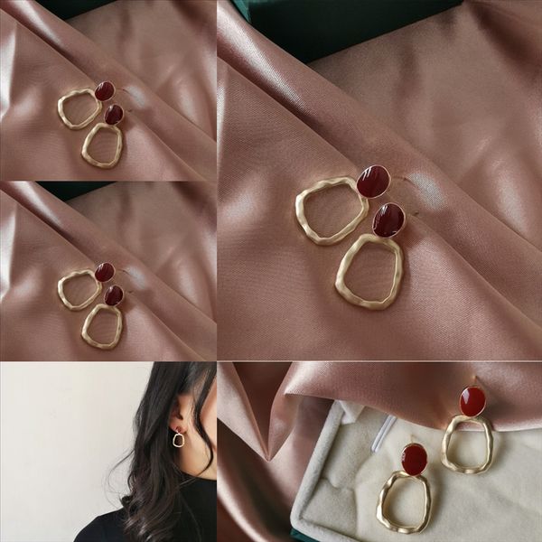 gwa fashion hollow mesh earring for women wood creative big girls round gold drop earring korean style statement bj valentine's earring, Golden
gwa fashion hollow mesh earring for women wood creative big girls round gold drop earring korean style statement bj valentine's earring, Golden
