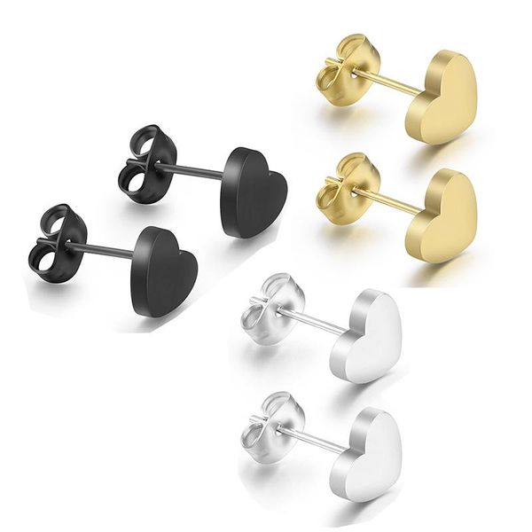 stainless steel stud earrings for lovers silver color gold black heart earrings female fashion jewelry, Golden;silver
stainless steel stud earrings for lovers silver color gold black heart earrings female fashion jewelry, Golden;silver