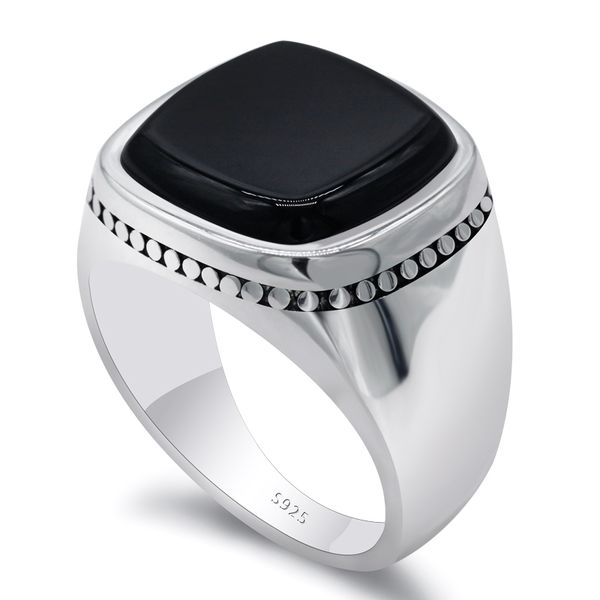925 sterling silver black signet ring for men square agate aqeeq rings turkish men's fashion jewelry wedding anniversary gift, Golden;silver
925 sterling silver black signet ring for men square agate aqeeq rings turkish men's fashion jewelry wedding anniversary gift, Golden;silver
