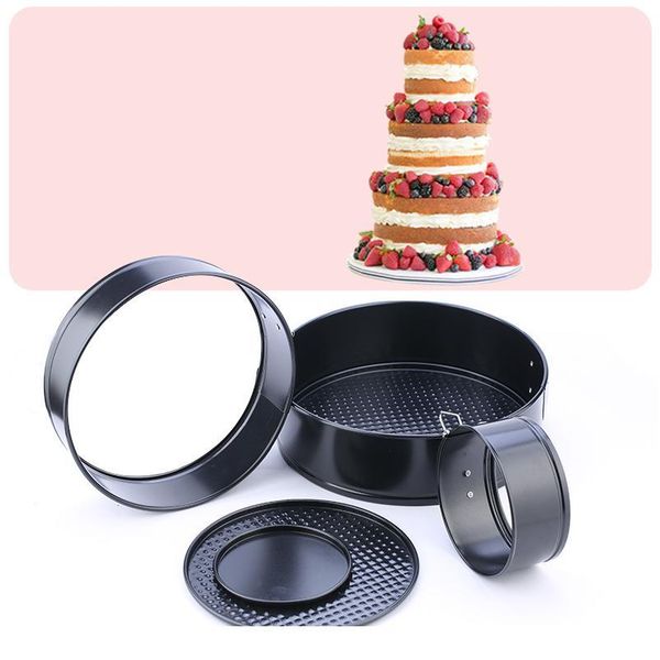 4/7/9 inch cake pan bakeware round non-stick metal cake mold removable bottom carbon steel cake mould baki qylmaj
4/7/9 inch cake pan bakeware round non-stick metal cake mold removable bottom carbon steel cake mould baki qylmaj