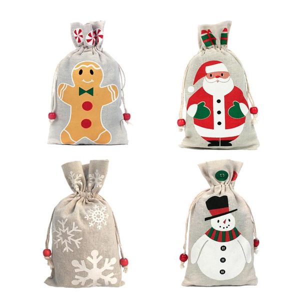gift wrap 13*23cm christmas bag santa gingerbread man cotton burlap for candy jewelry drawstring
gift wrap 13*23cm christmas bag santa gingerbread man cotton burlap for candy jewelry drawstring