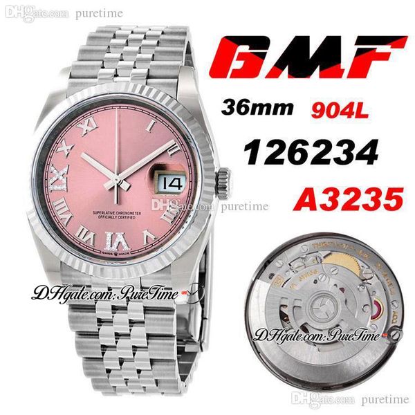 gmf datejust 36 126234 eta a3235 automatic mens watch 904l steel fluted bezel pink dial roman marker jubilee bracelet super puretime rrd4, Slivery;brown
gmf datejust 36 126234 eta a3235 automatic mens watch 904l steel fluted bezel pink dial roman marker jubilee bracelet super puretime rrd4, Slivery;brown