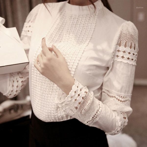 women's blouses & shirts autumn women's white long-sleeved slim basic plus size hollow lace female
women's blouses & shirts autumn women's white long-sleeved slim basic plus size hollow lace female