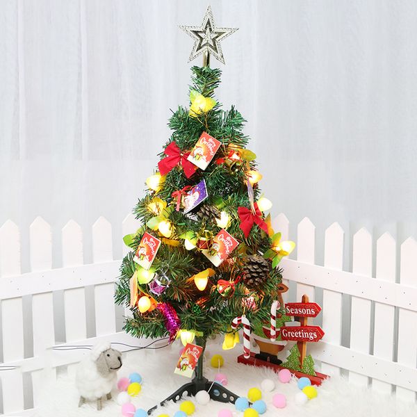 60cm mini christmas tree package with fruit light luminous deskchristmas tree christmas decoration
60cm mini christmas tree package with fruit light luminous deskchristmas tree christmas decoration