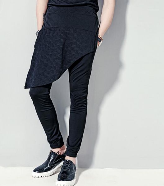 men's pants --xxl 2021 summer men fashion false two feet cultivate one's morality haroun pants1, Black
men's pants --xxl 2021 summer men fashion false two feet cultivate one's morality haroun pants1, Black