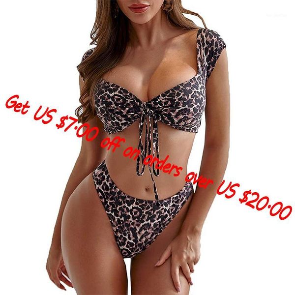 women's swimwear 2021 women swimsuit leopard print bikini high waist bandeau bikinis set bathing suit two pieces off-shoulder1, White;black
women's swimwear 2021 women swimsuit leopard print bikini high waist bandeau bikinis set bathing suit two pieces off-shoulder1, White;black